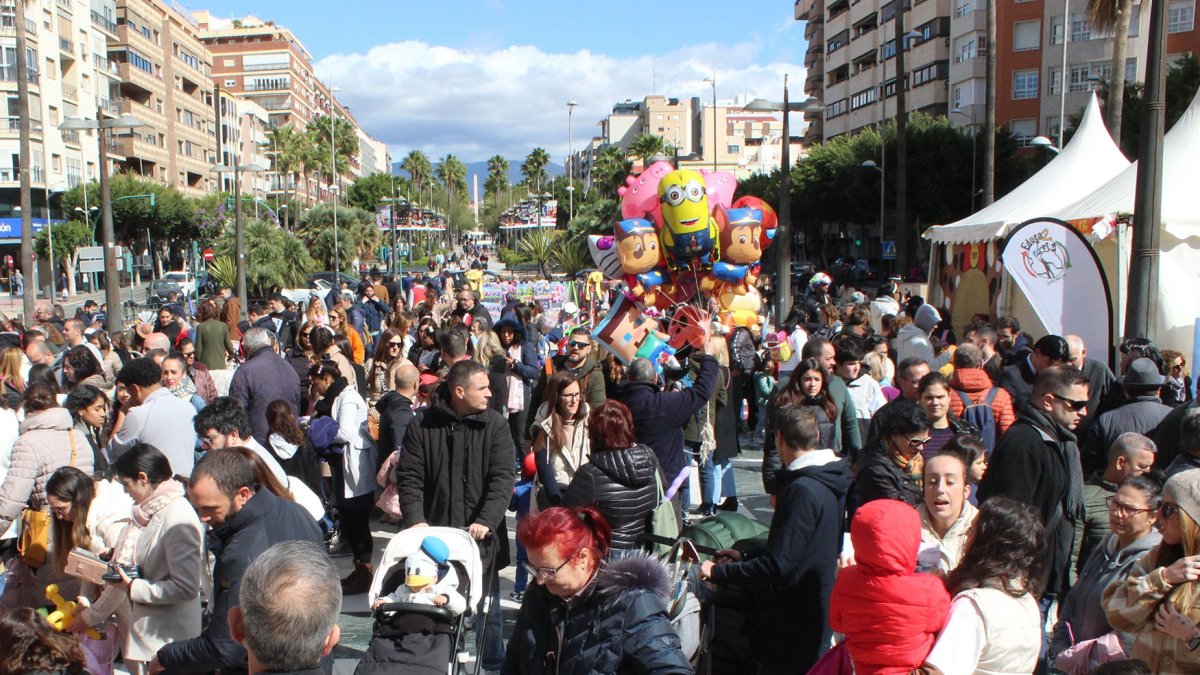 Actividades en la Rambla de Almería.