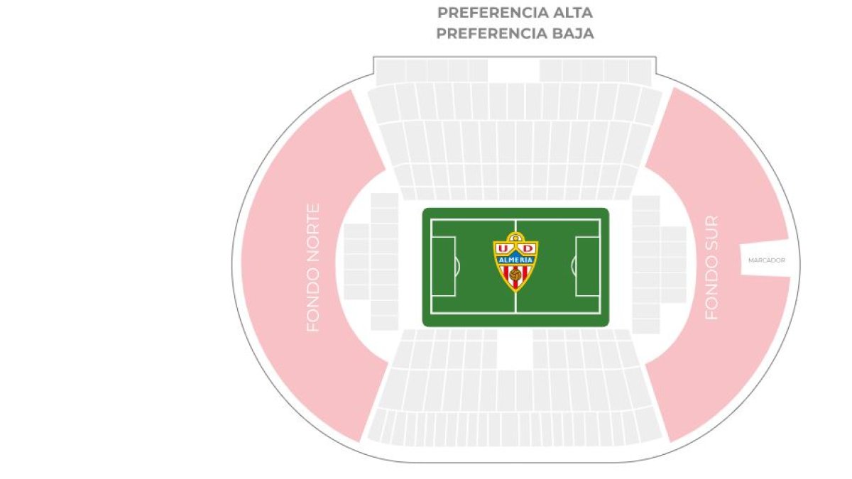 Todo vendido para el Almería-Elche de este martes.