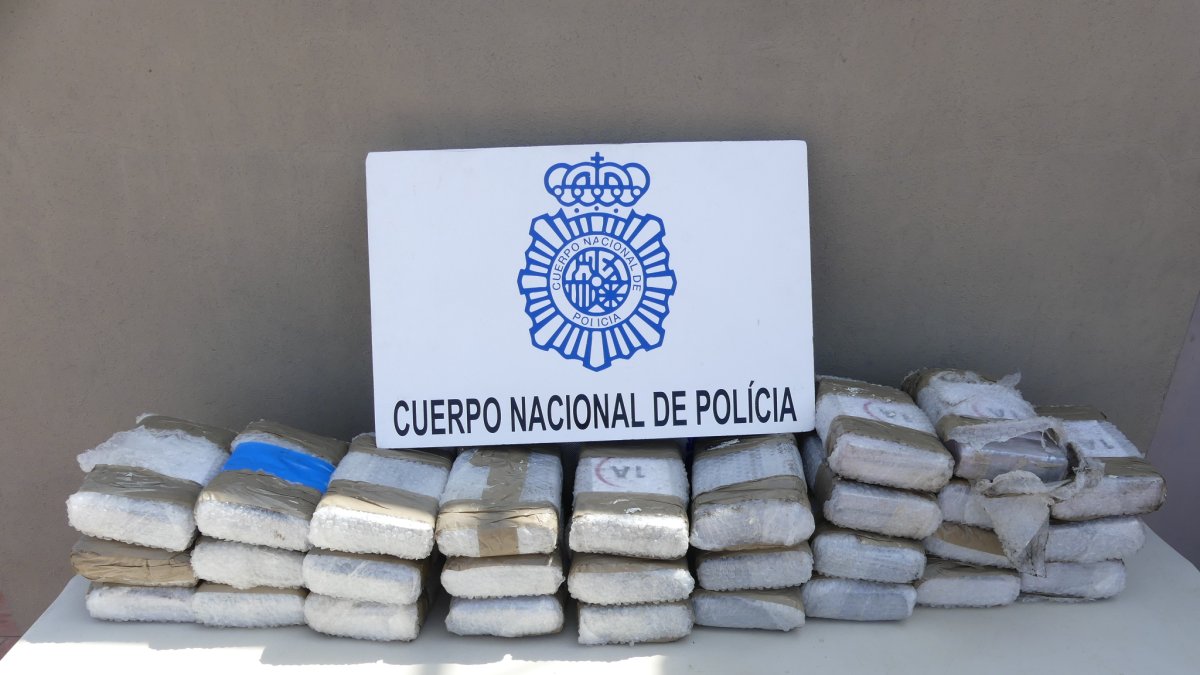 Cocaína decomisada en la Operación Espléndido