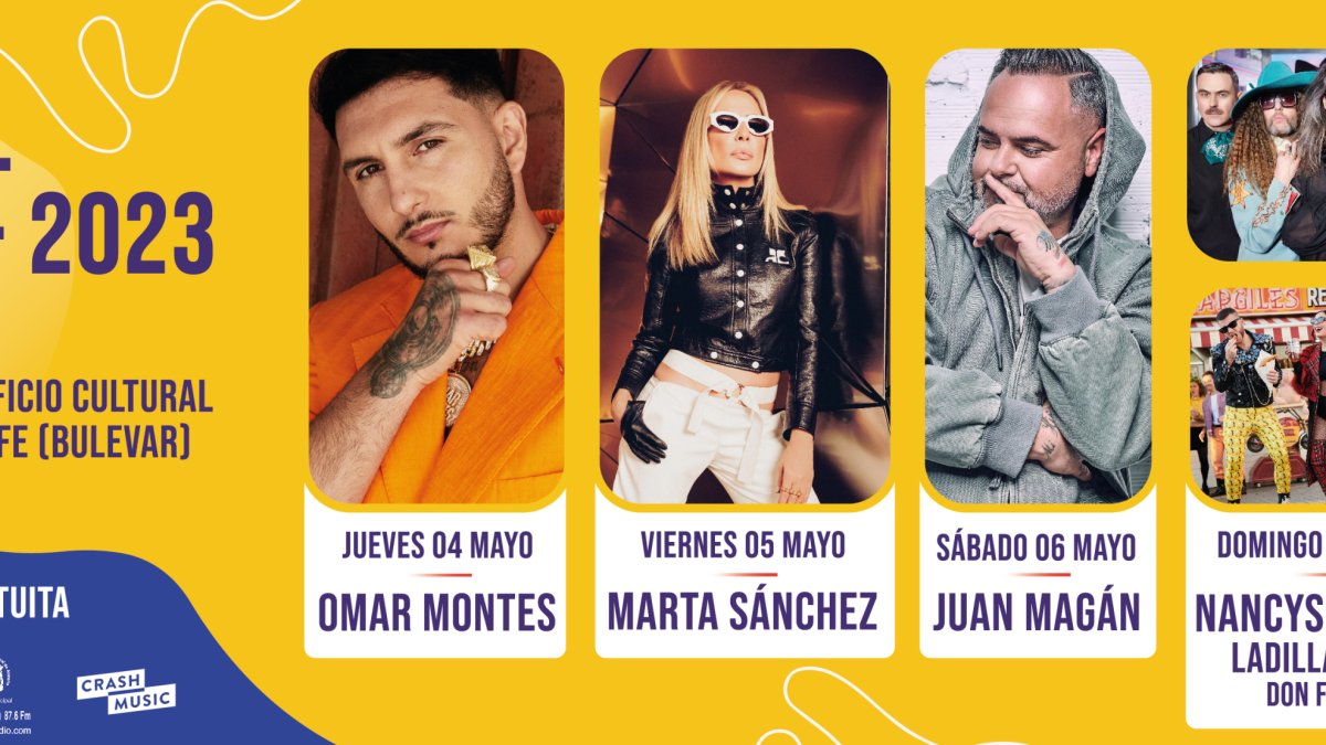 Cartel de \'Huércal Live\'.