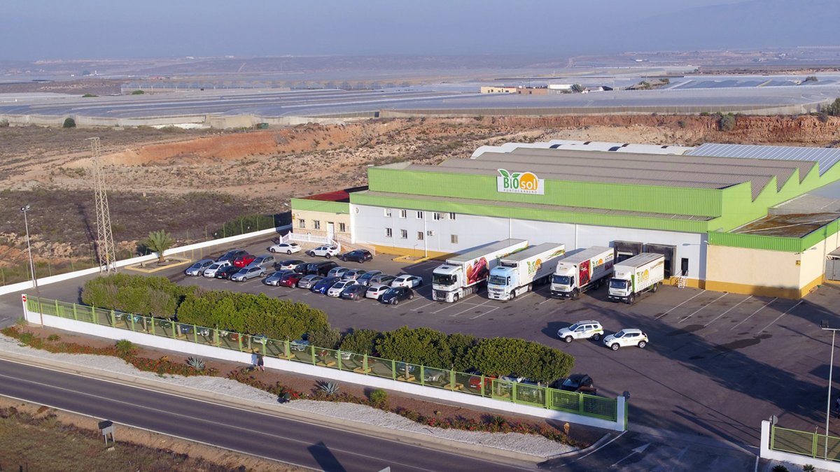 Instalaciones de la empresa hortofrutícola en Níjar.