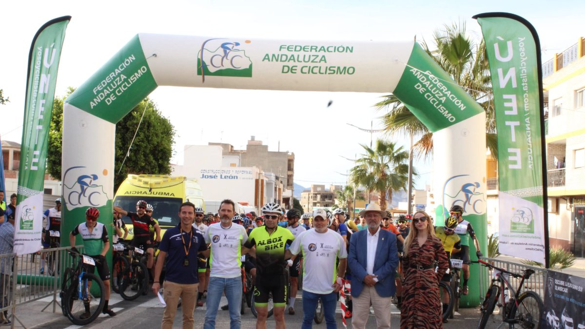 Instantes previos al comienzo de la prueba BTT en Albox.