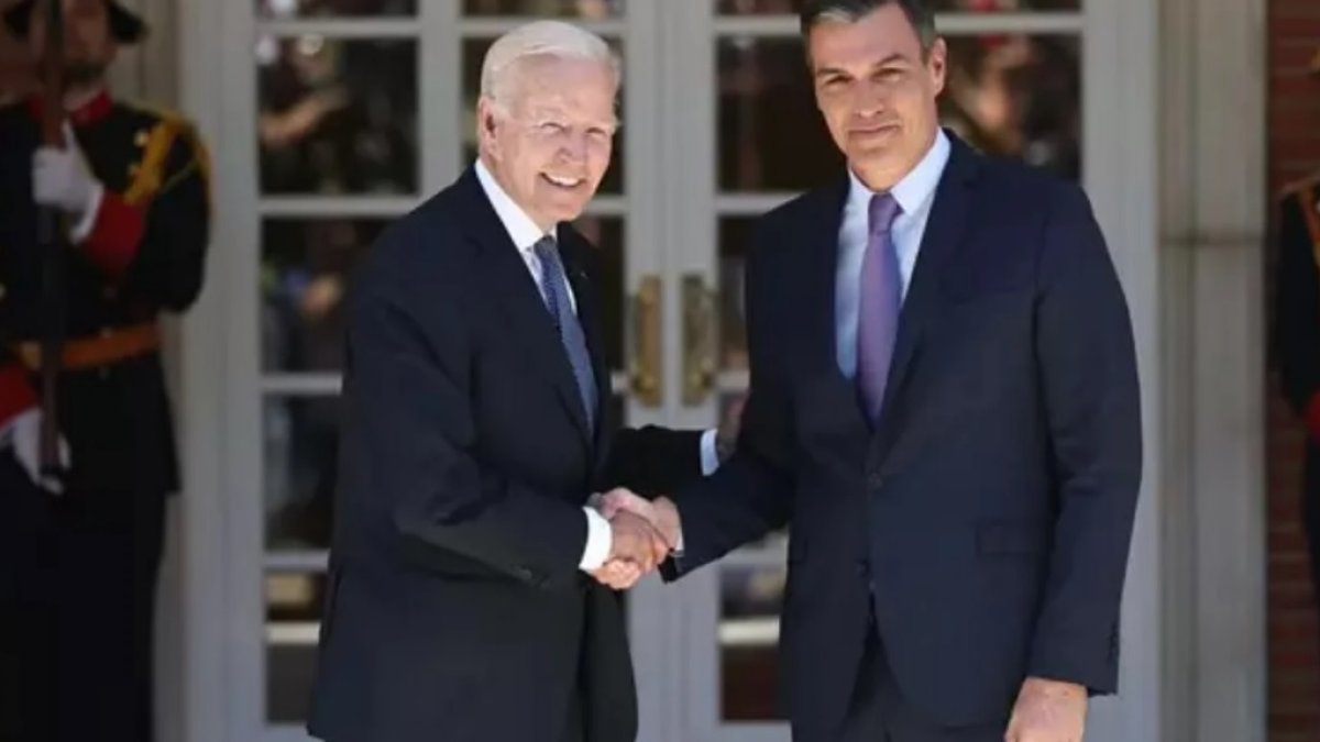 Archivo de Joe Biden con Pedro Sánchez.