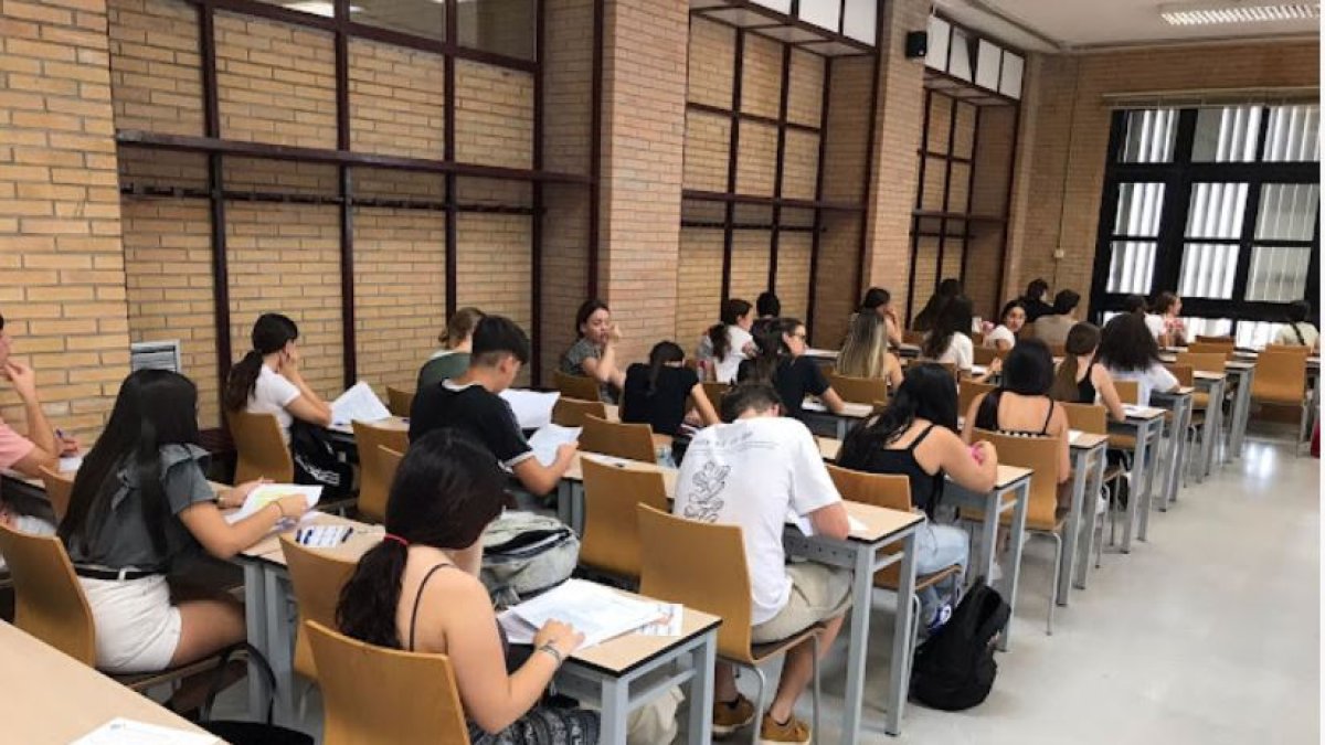 Imagen del año pasado de estas pruebas de acceso a la universidad.