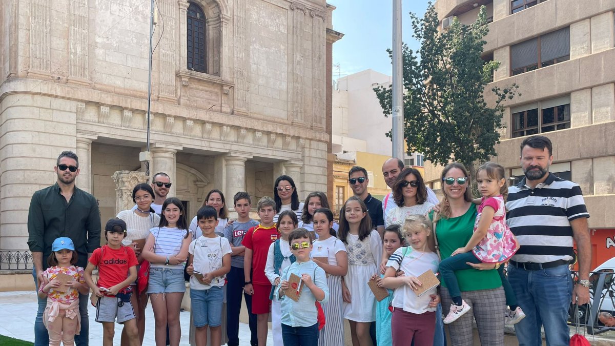 Los participantes de la jornada cultural