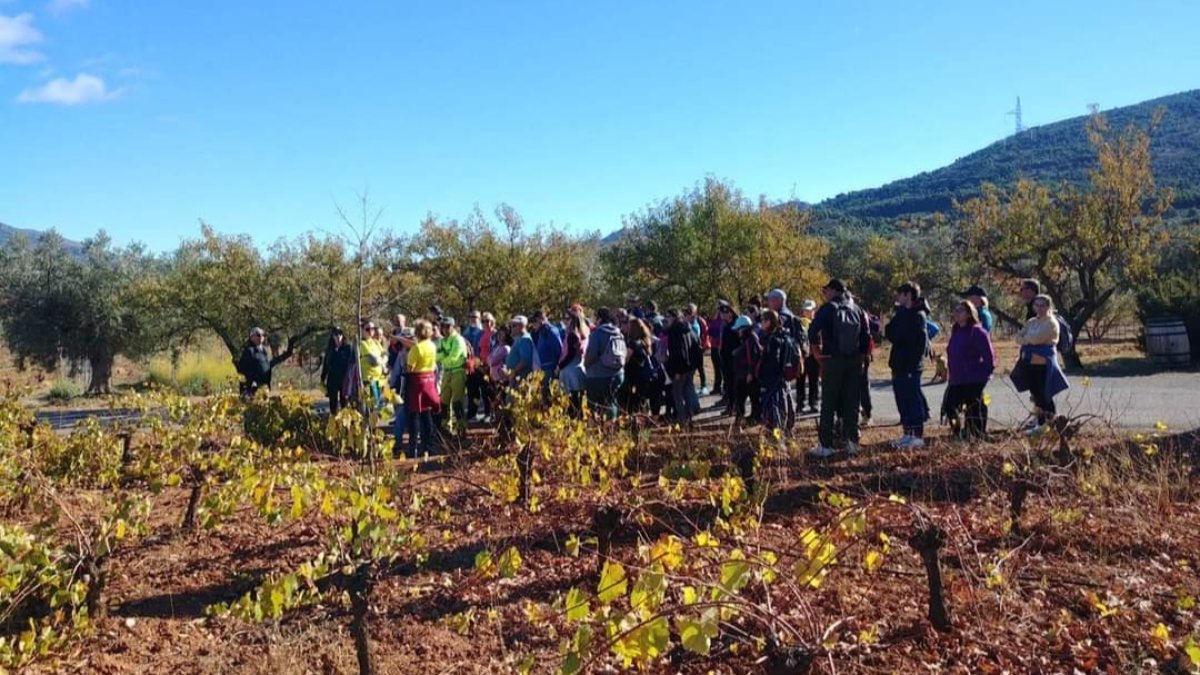 Fotografía de archivo de una ruta senderista por Laujar de Andarax.