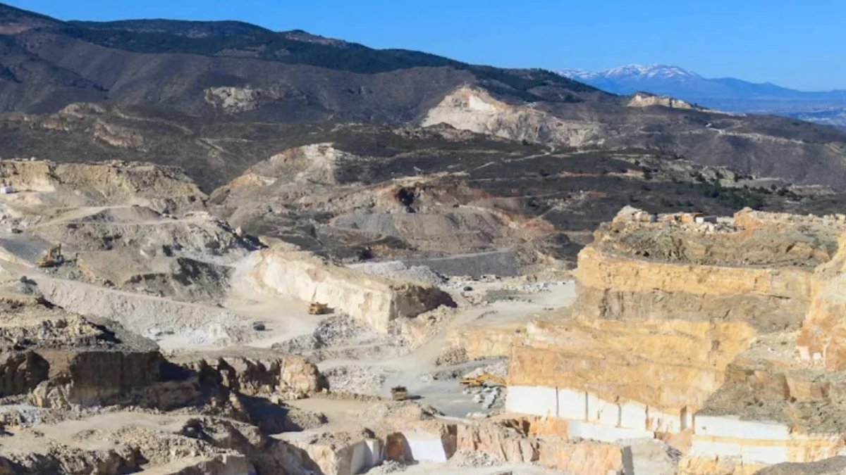 Paisaje de canteras de Macael, en una imagen de Filming Almería.