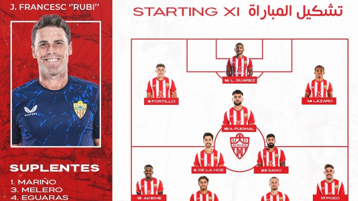 La pizarra de Rubi sigue dando sorpresas.