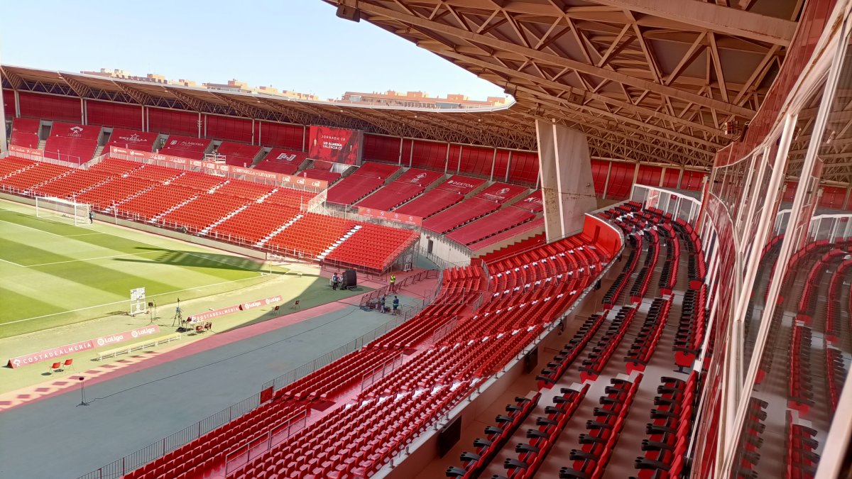 Lugar donde se va a colocar la afición del Real Valladolid este dominngo.