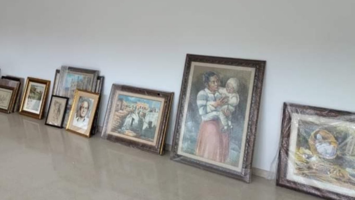 Parte de la colección de los Godoy.