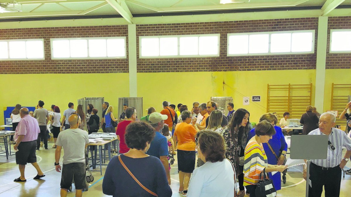 Imagen de archivo, en la capital, de las elecciones municipales celebradas en mayo de 2019.