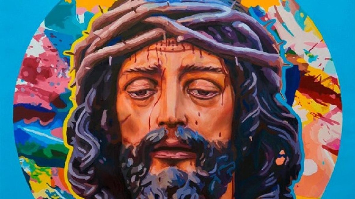 Fragmento del cartel anunciador de la extraordinaria del Cautivo, obra de David Payán.