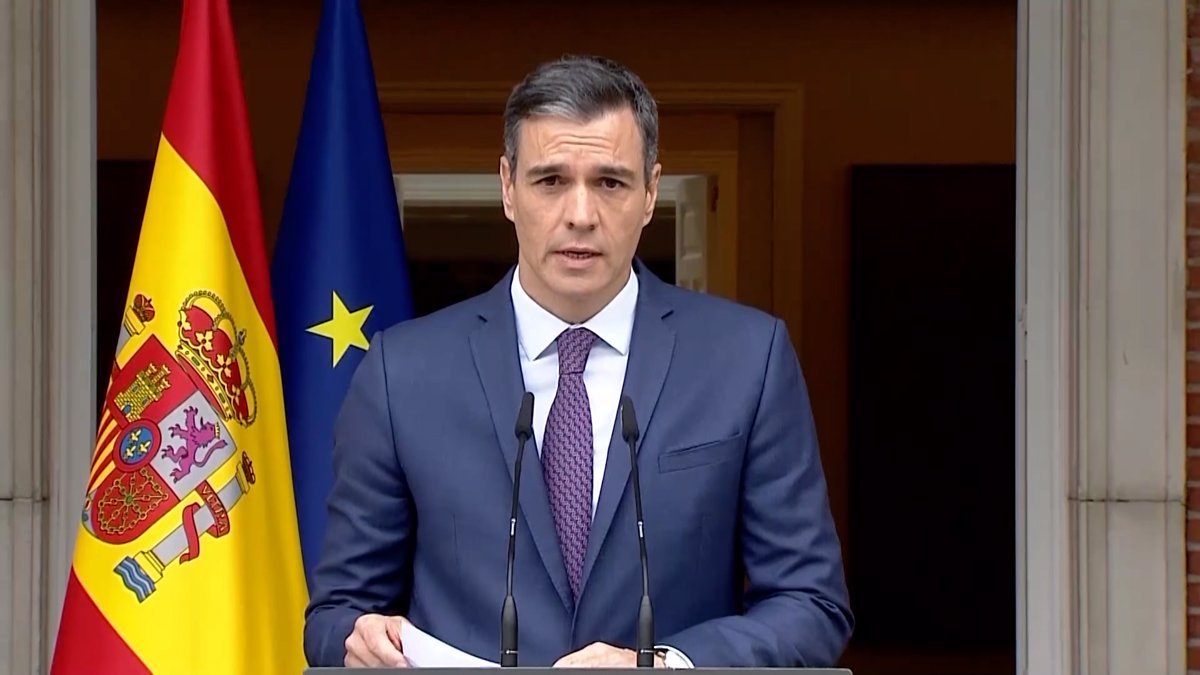 Pedro Sánchez anuncia elecciones.