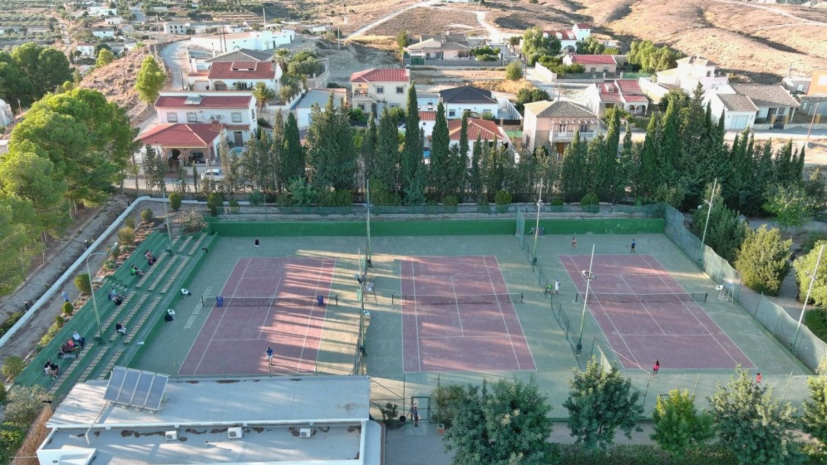 Imagen de archivo de las instalaciones del Club de Tenis de Albox.