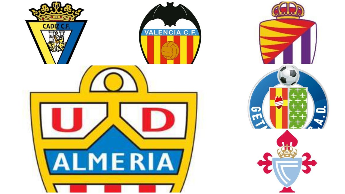 Cádiz, Valencia, Getafe, Almería, Celta y Valladolid vivirán una última jornada tremenda en Primera División.