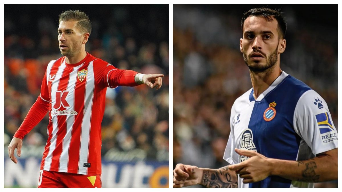 Adri Embarba ha ido a más en el Almería y José Carlos Lazo no es protagonista en el Espanyol.