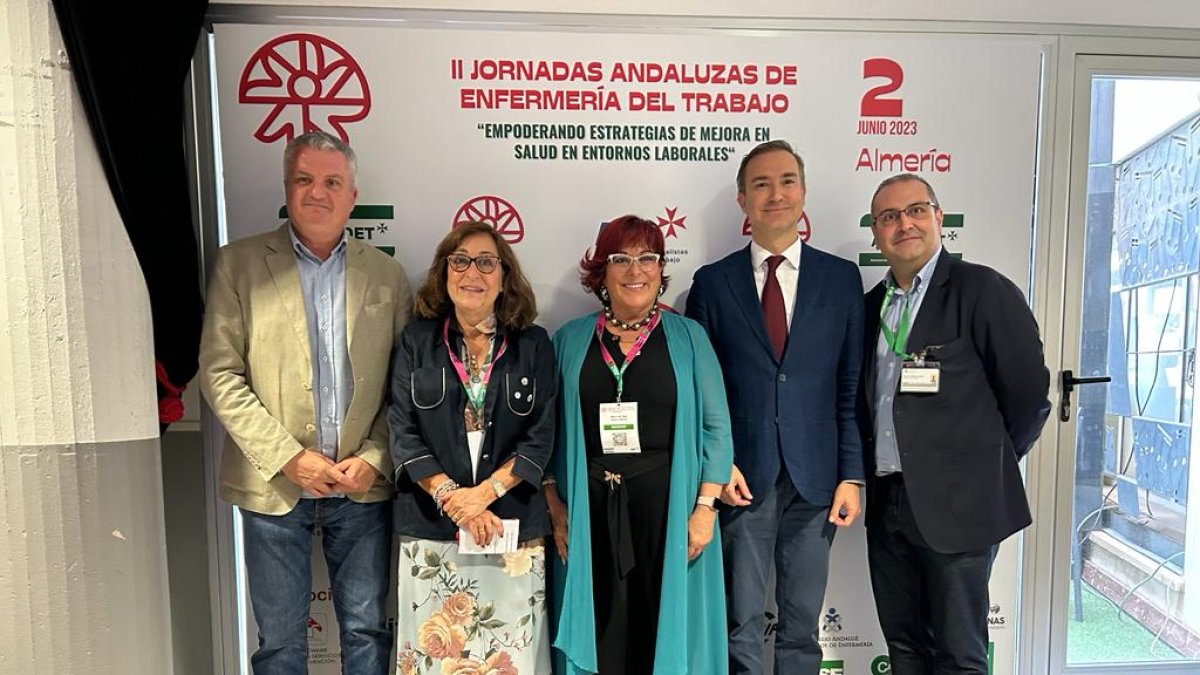 Algunos de los participantes en las jornadas.