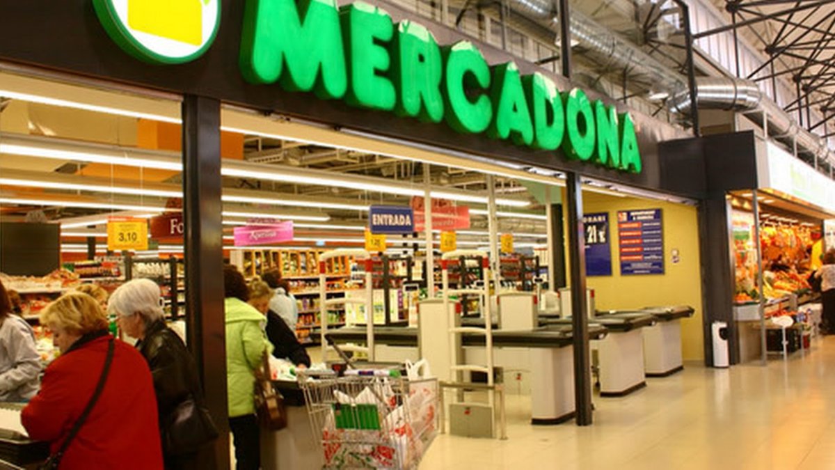 Imagen de archivo de un supermercado Mercadona.