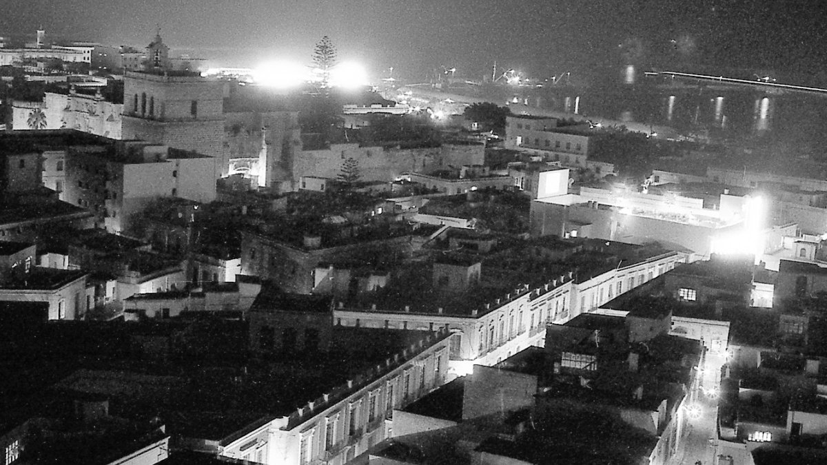 Zona de la Catedral y el casco histórico en agosto de 1962.