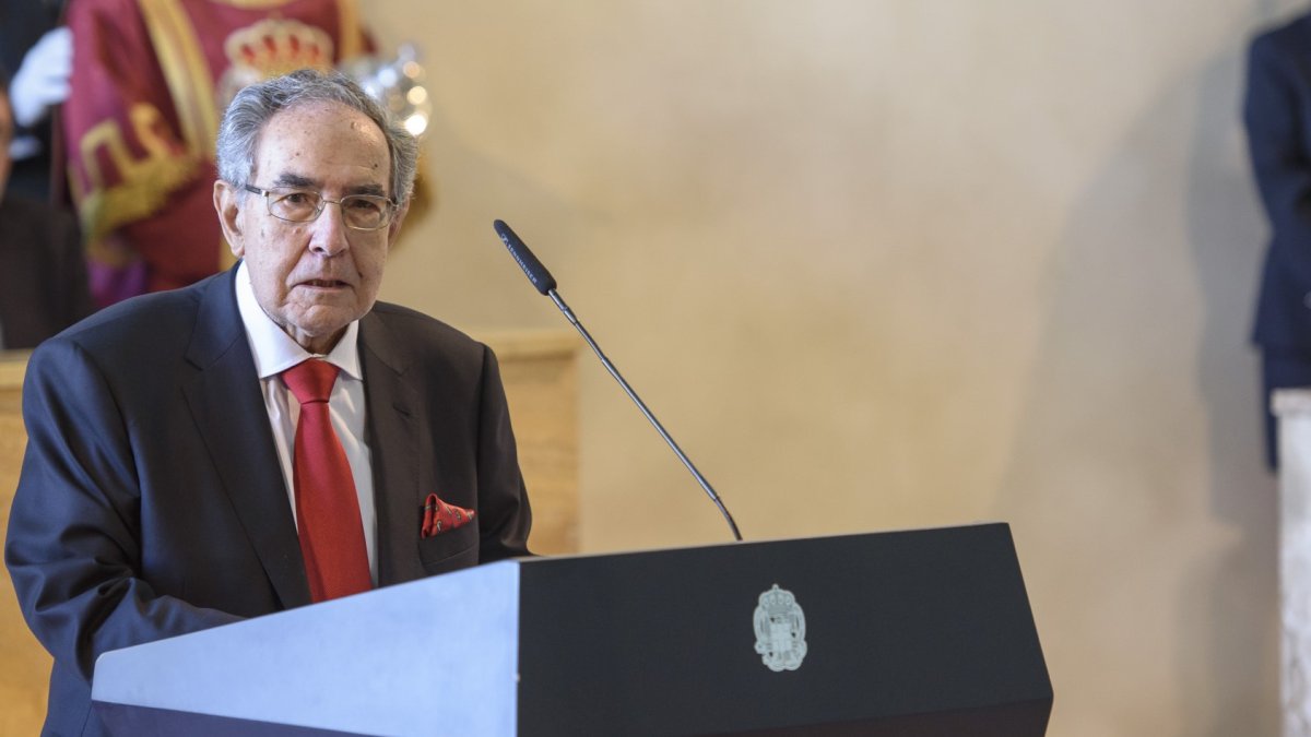 José Montero Padilla en su discurso como Orador de Los Coloraos