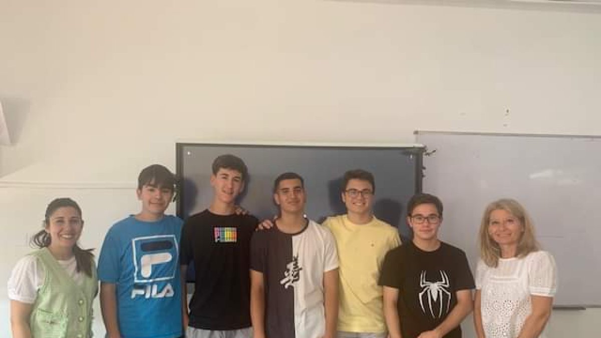 Alumnos participantes del IES Aguadulce del Concurso de Conocimientos Financieros 2023.