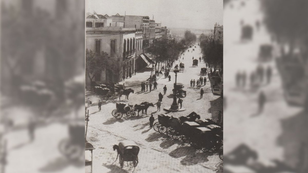 El Paseo de Almería, años antes de la II República.