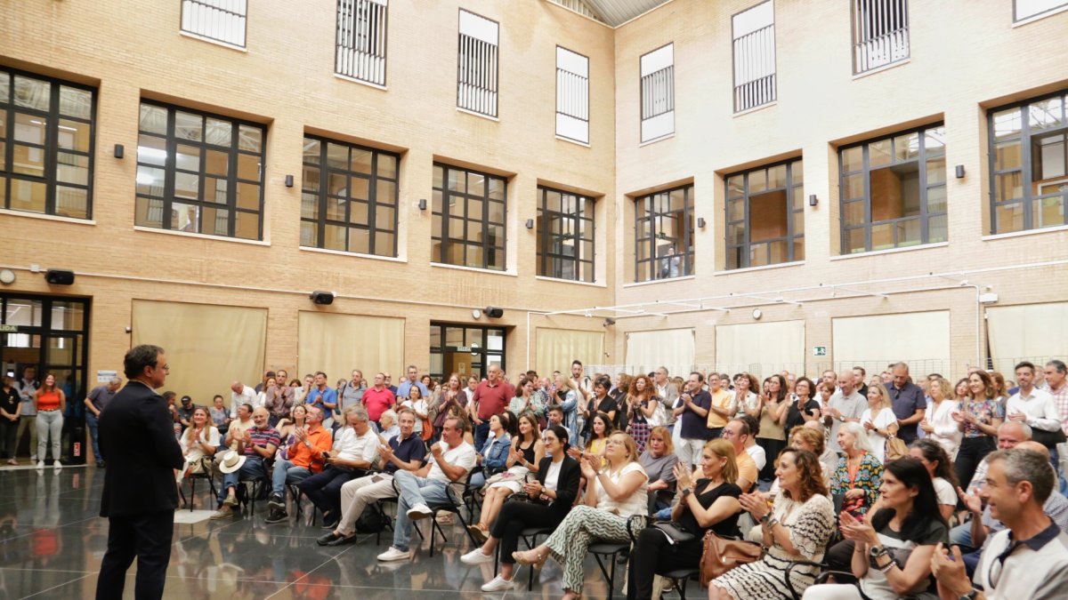 Acto de José Céspedes en la Sala Bioclimática de la UAL.
