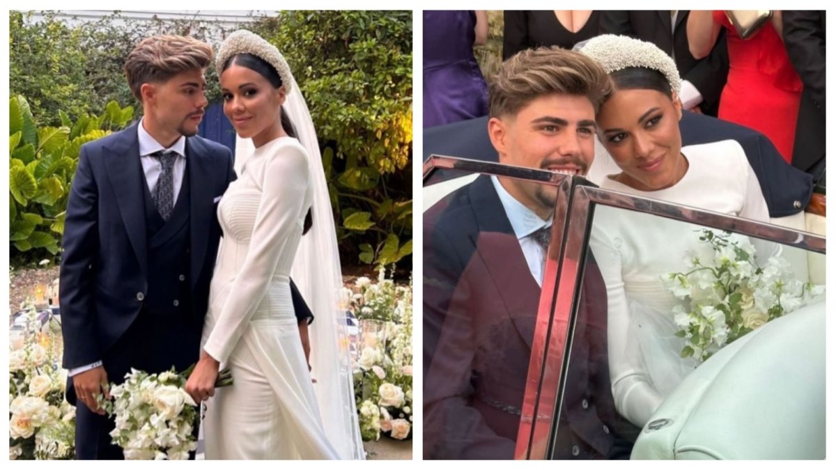 Pilar Bogado y Alejandro Pozo en el día más especial de sus vidas.