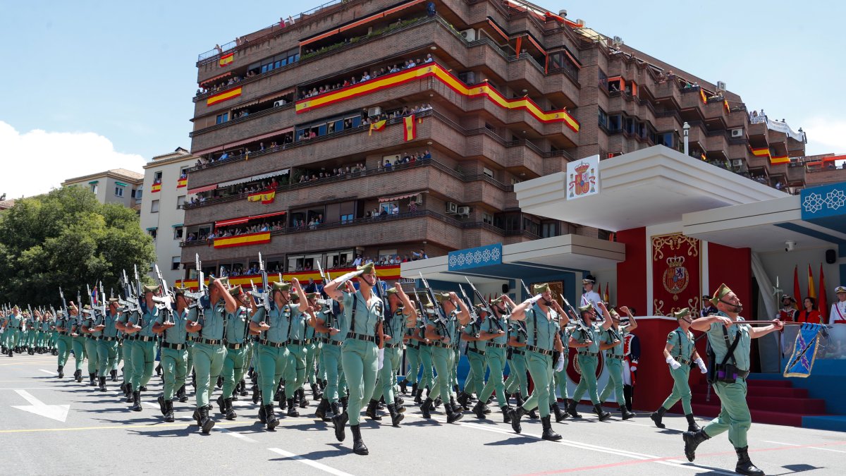 Zapadores de la Legión en el DIFAS en Granada