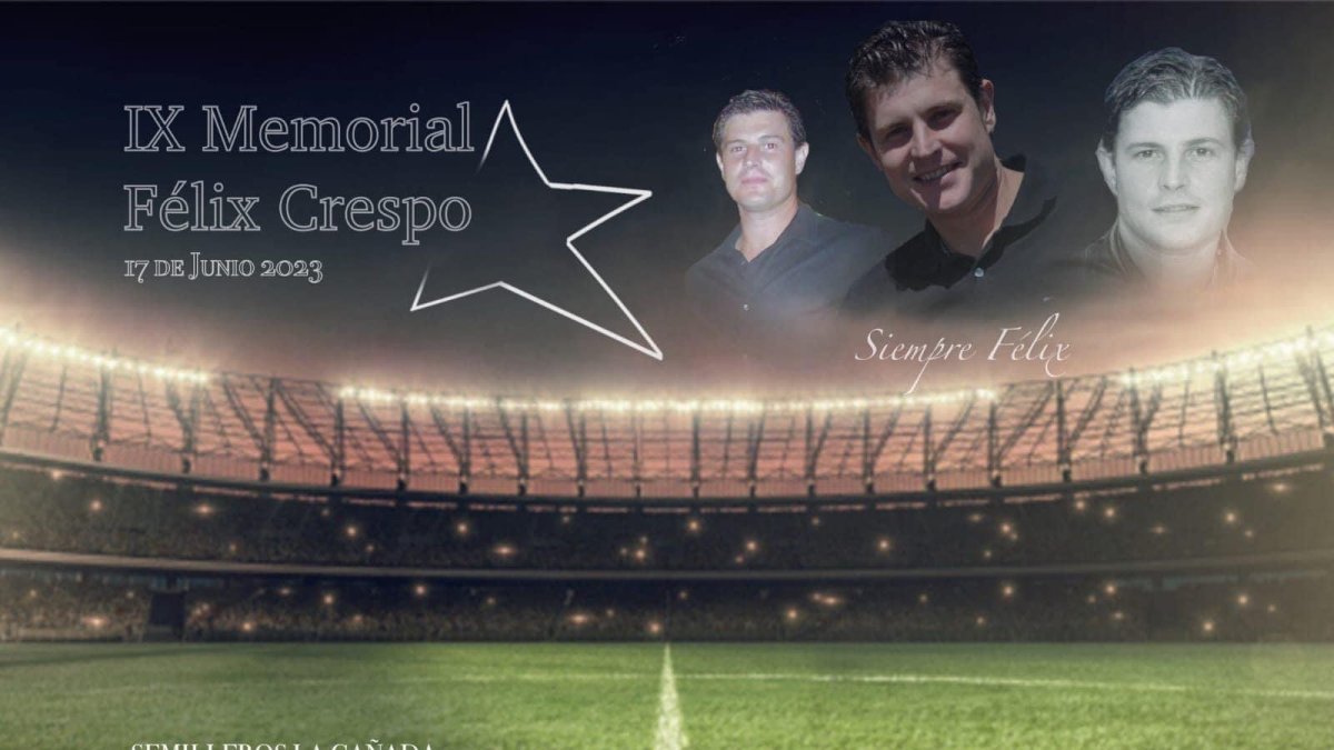 Cartel del IX Memorial Félix Crespo.
