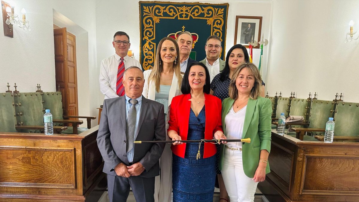 Concejales electos del equipo de Gobierno tras la investidura.