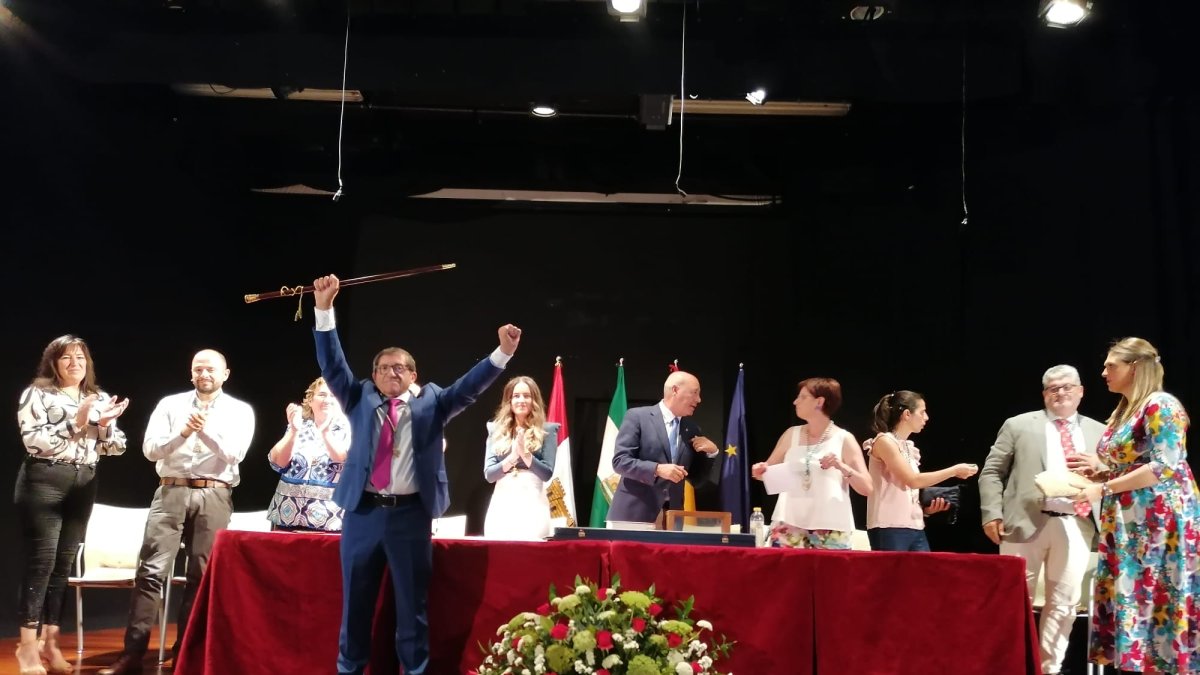 Manuel Martínez Domene durante su investidura.