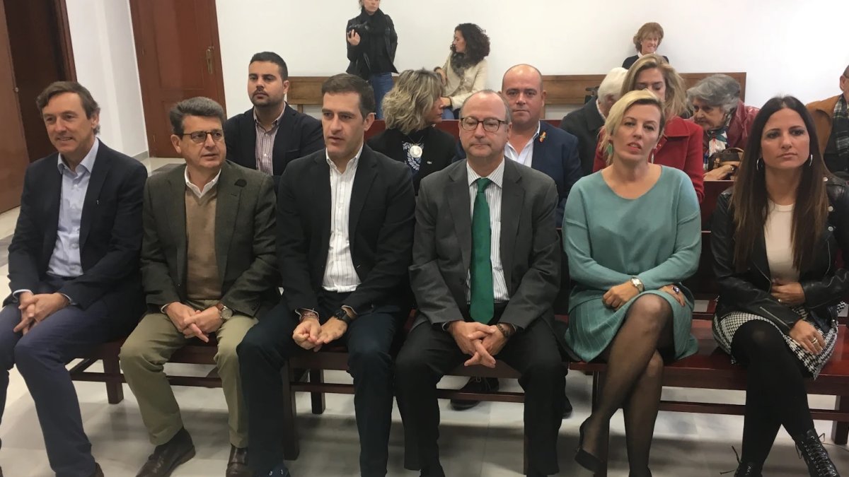 Recogida de credenciales de las últimas elecciones generales en Almería.