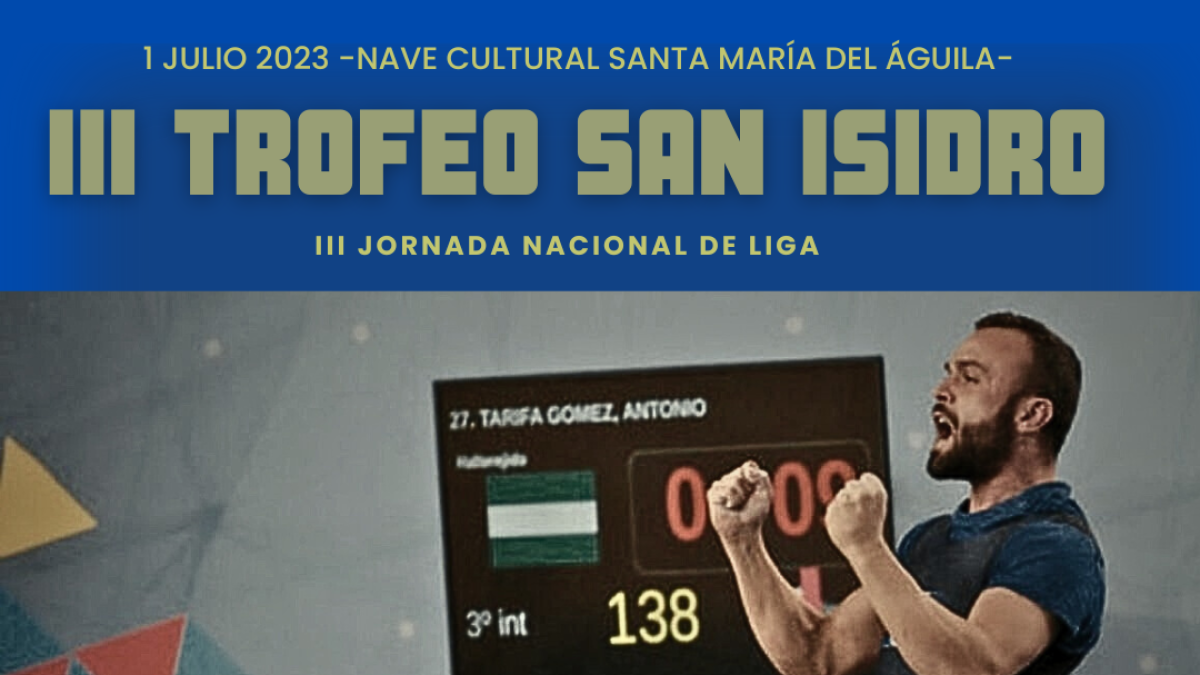 Cartel del torneo que se celebra este fin de semana.