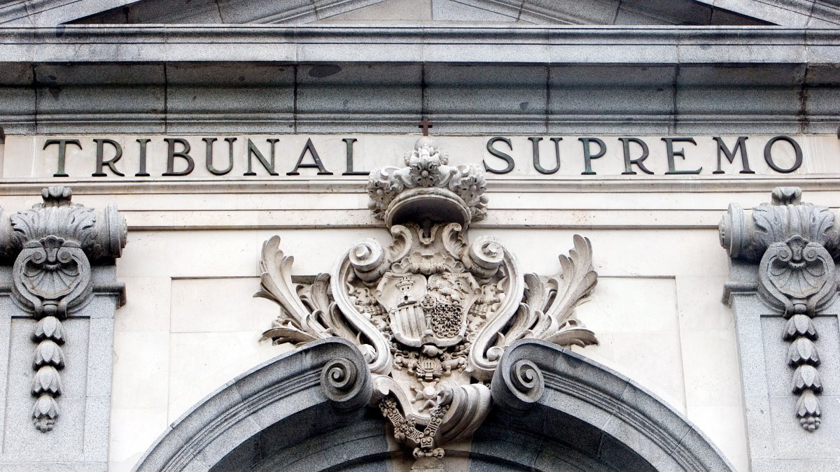 Imagen de archivo de la fachada del Supremo.