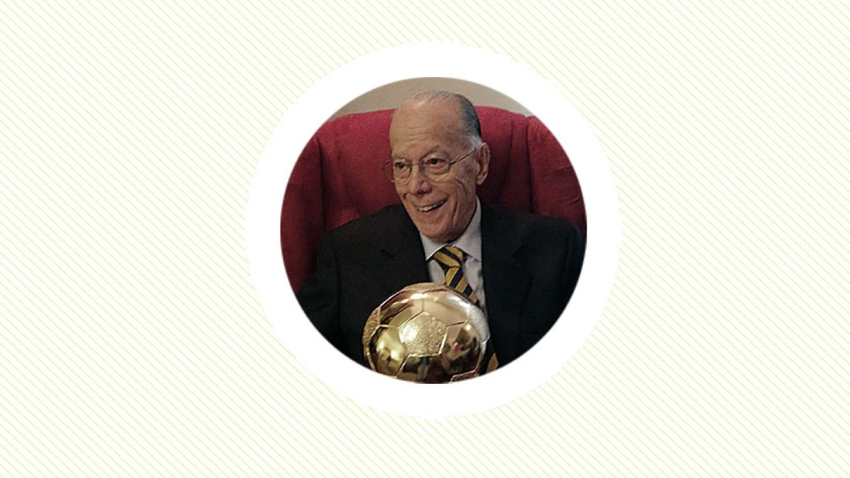 El legendario Luis Suárez, primer Balón de Oro español.