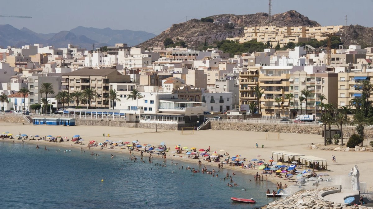 Imagen de archivo de la playa de Garrucha.