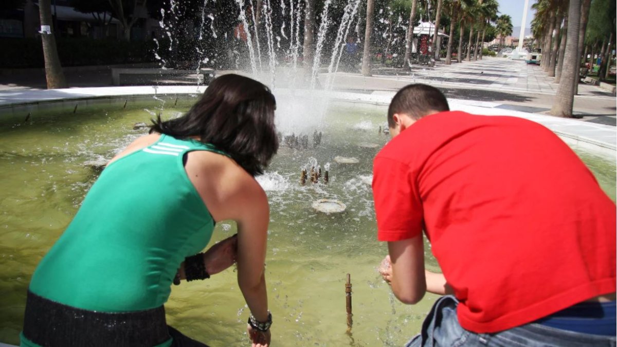 Calor sofocante estos días en Almería.