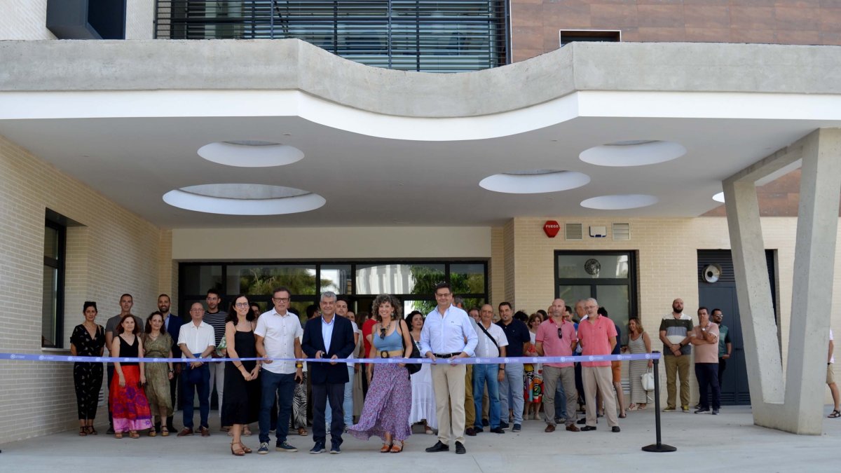 Imagen de la inauguración del Aulario V