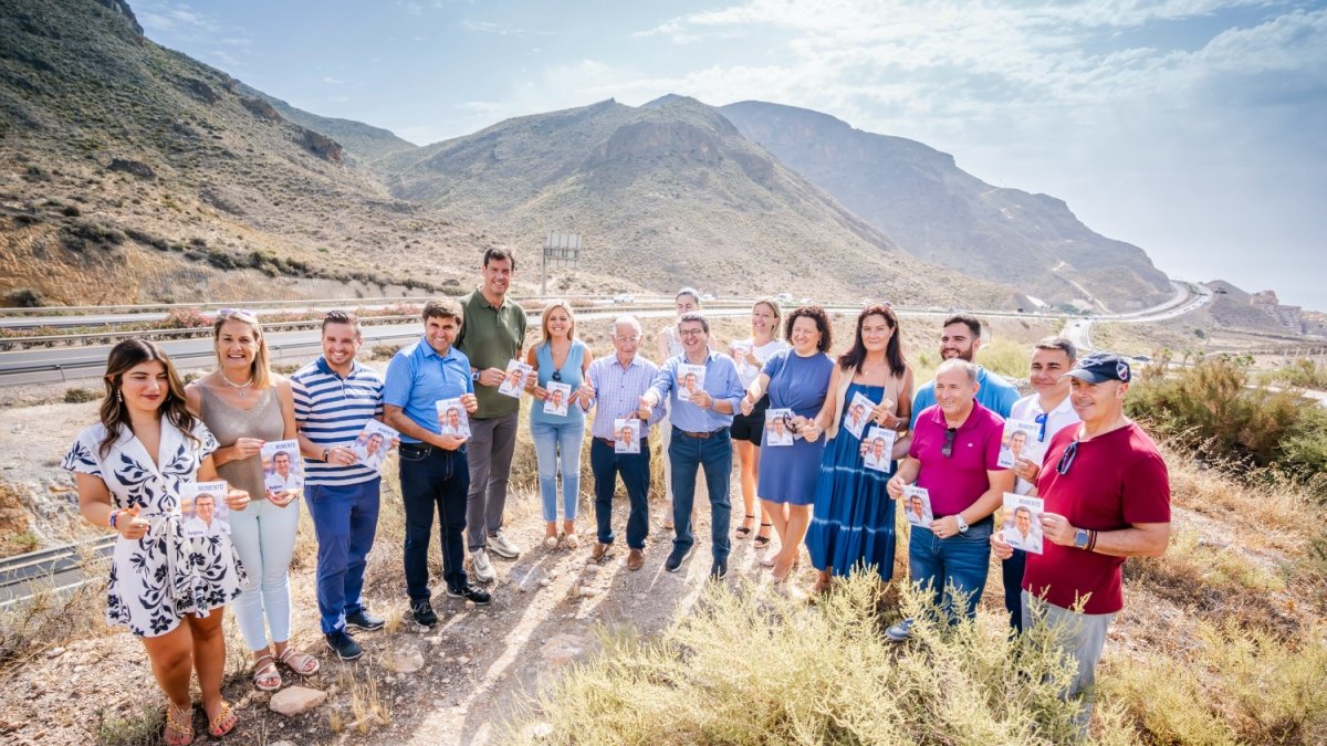 Juan José Matarí, en Roquetas de Mar.