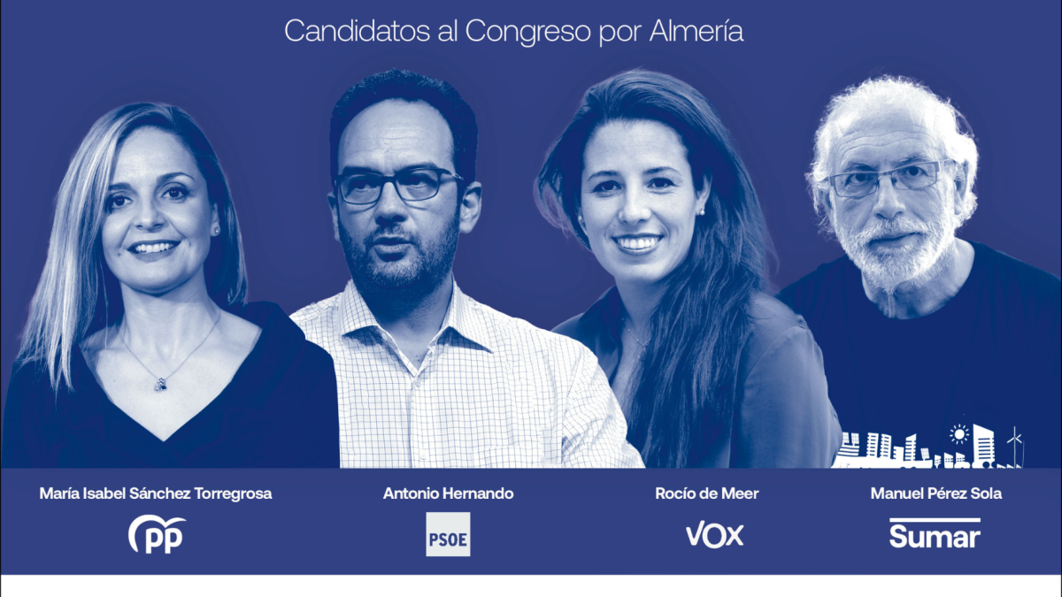 Candidatos que debaten hoy en LA VOZ y Cadena SER.