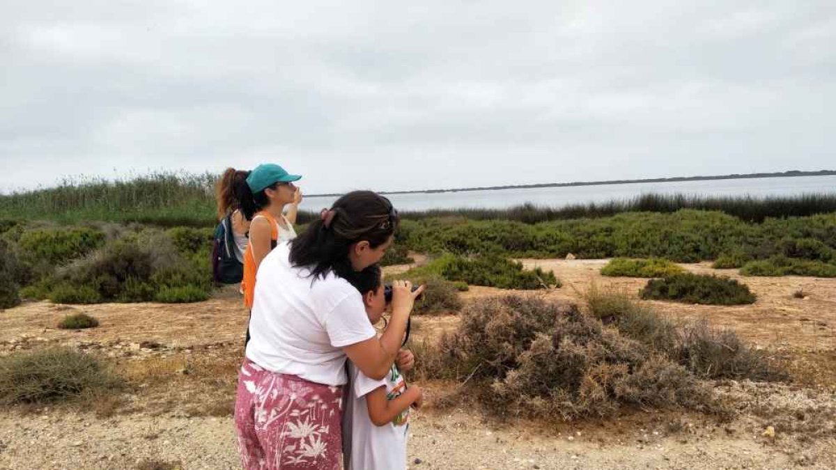 Aprendiendo a mirar Punta Entinas-Sabinar de la mano de Moisés Palmero, educador ambiental.