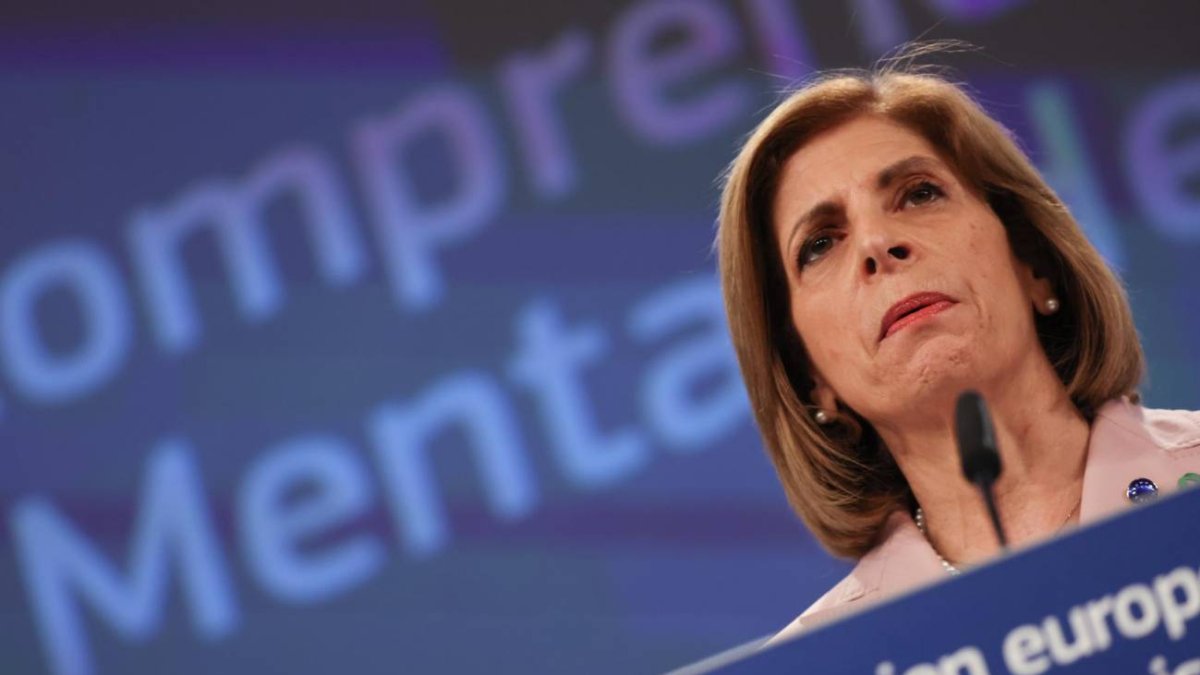 Imagen de archivo de Stella Kyriakides. EFE/ EPA/ OLIVIER HOSLET