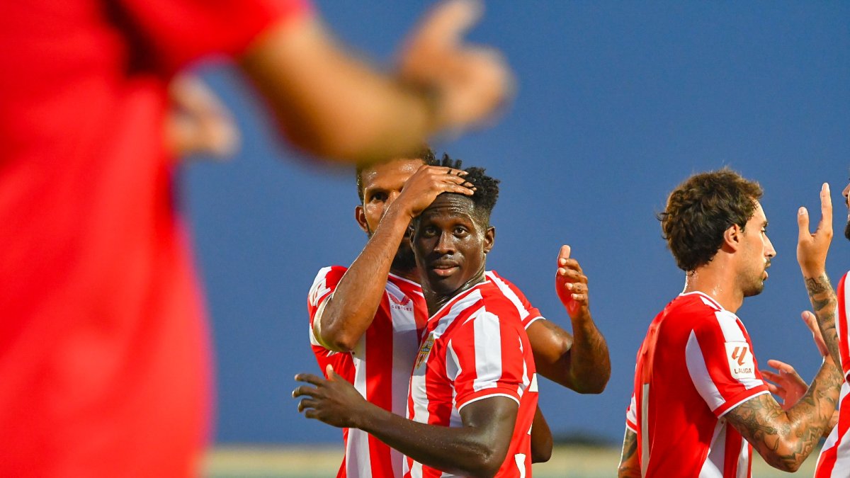 Un futbolista que hizo disfrutar a los aficionados que acudieron a Santo Domingo.