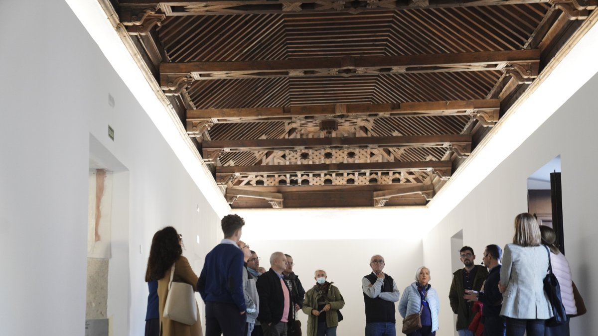 Una de las visitas guiadas en el Hospital Provincial tras su rehabilitación.