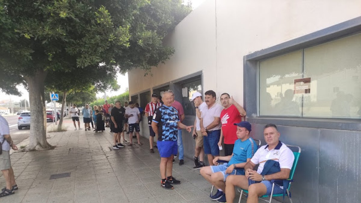 El ambiente cuando se abrió la campaña de renovación presencial en el Mediterráneo.