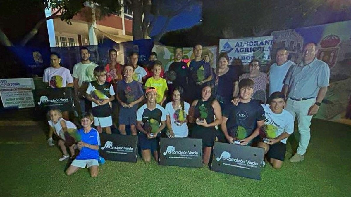 Los ganadores en las diferentes categorías.