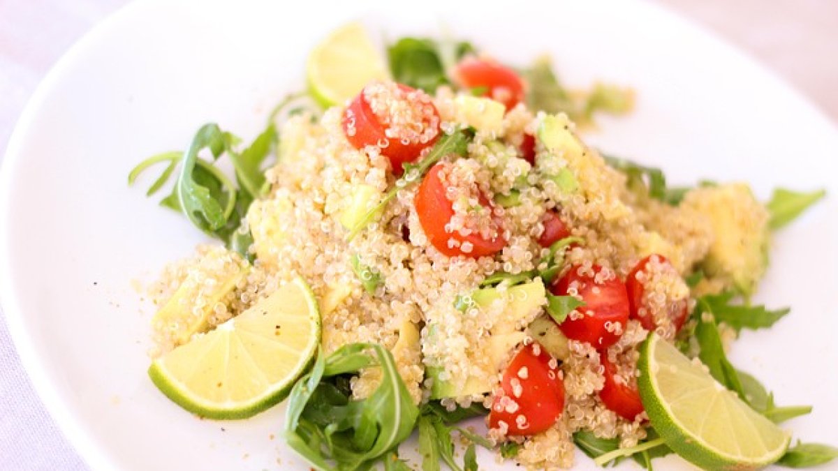 Quinoa para almorzar.