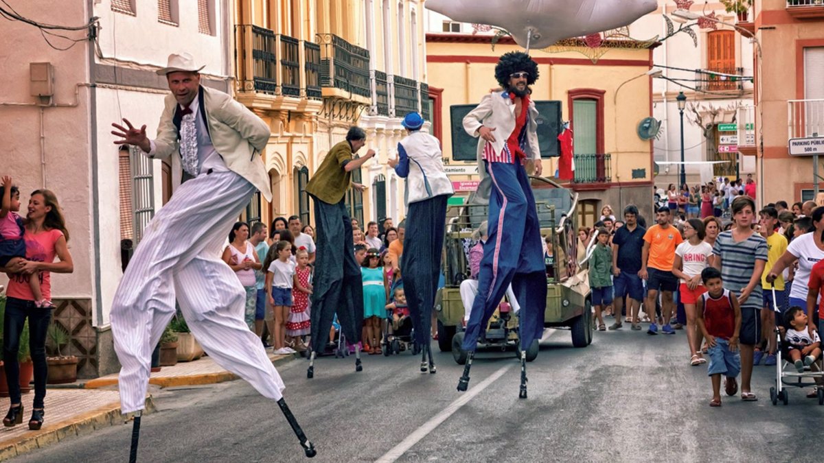 Imagen de archivo de unas fiestas de Tabernas.