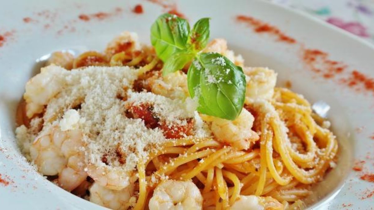Pasta a la marinera.